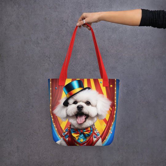 Tote bag-Bichon Frise Dog V5