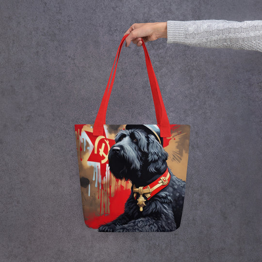 Tote bag-Black Russian Terrier V2