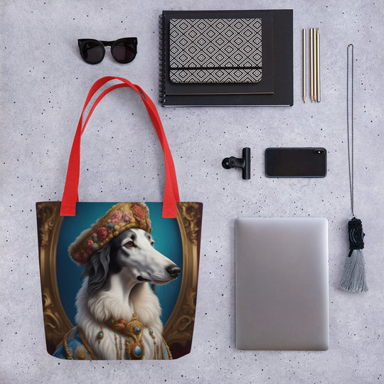 Tote bag-Borzoi V2