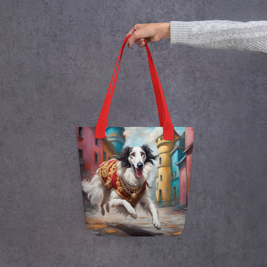 Tote bag-Borzoi V4