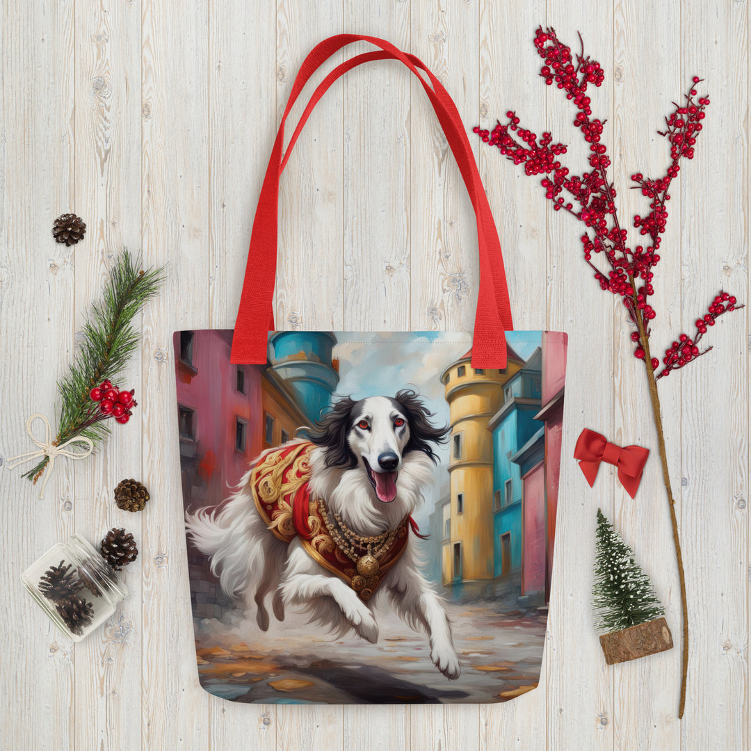 Tote bag-Borzoi V4