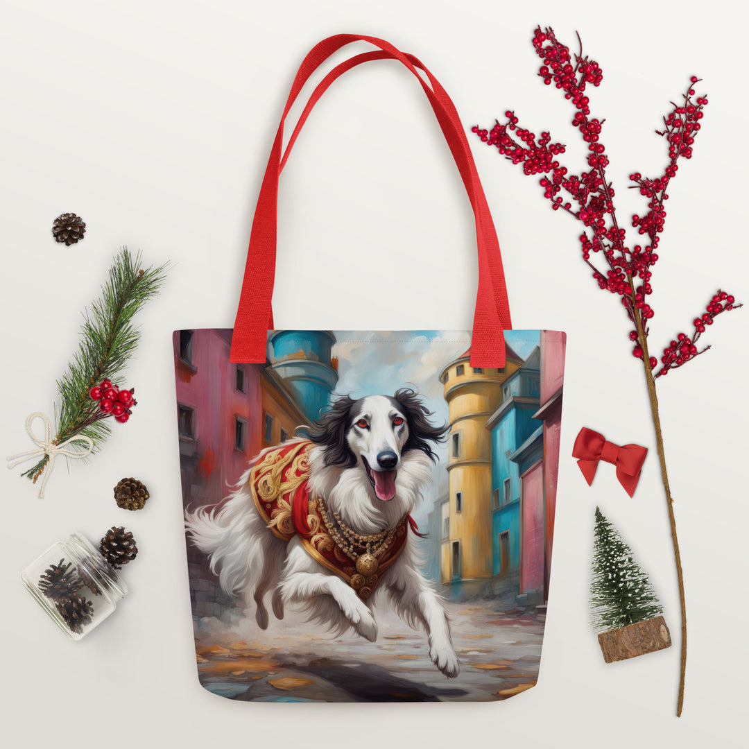 Tote bag-Borzoi V4