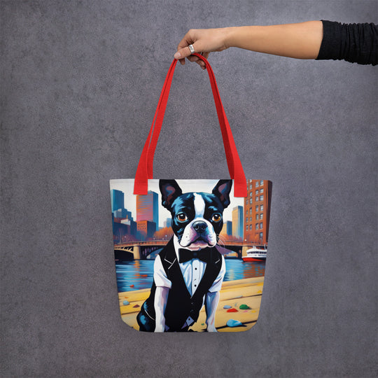 Tote bag-Boston Terrier