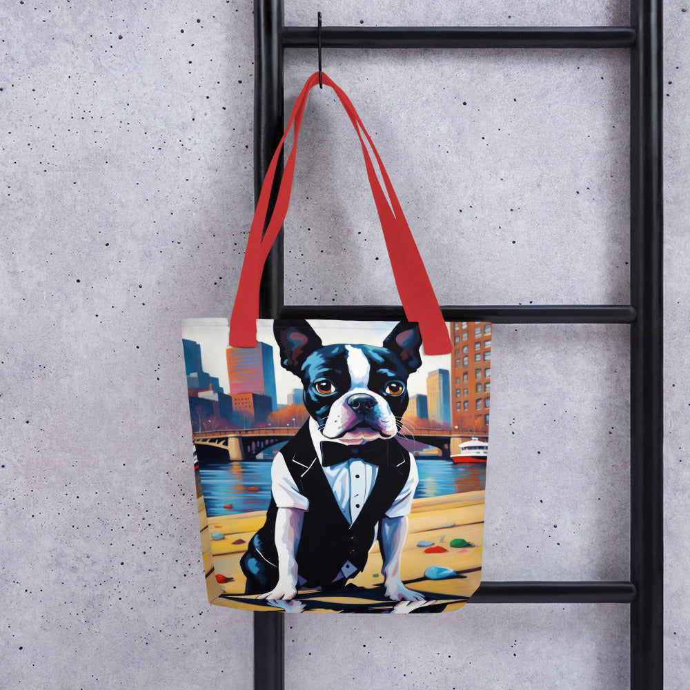 Tote bag-Boston Terrier