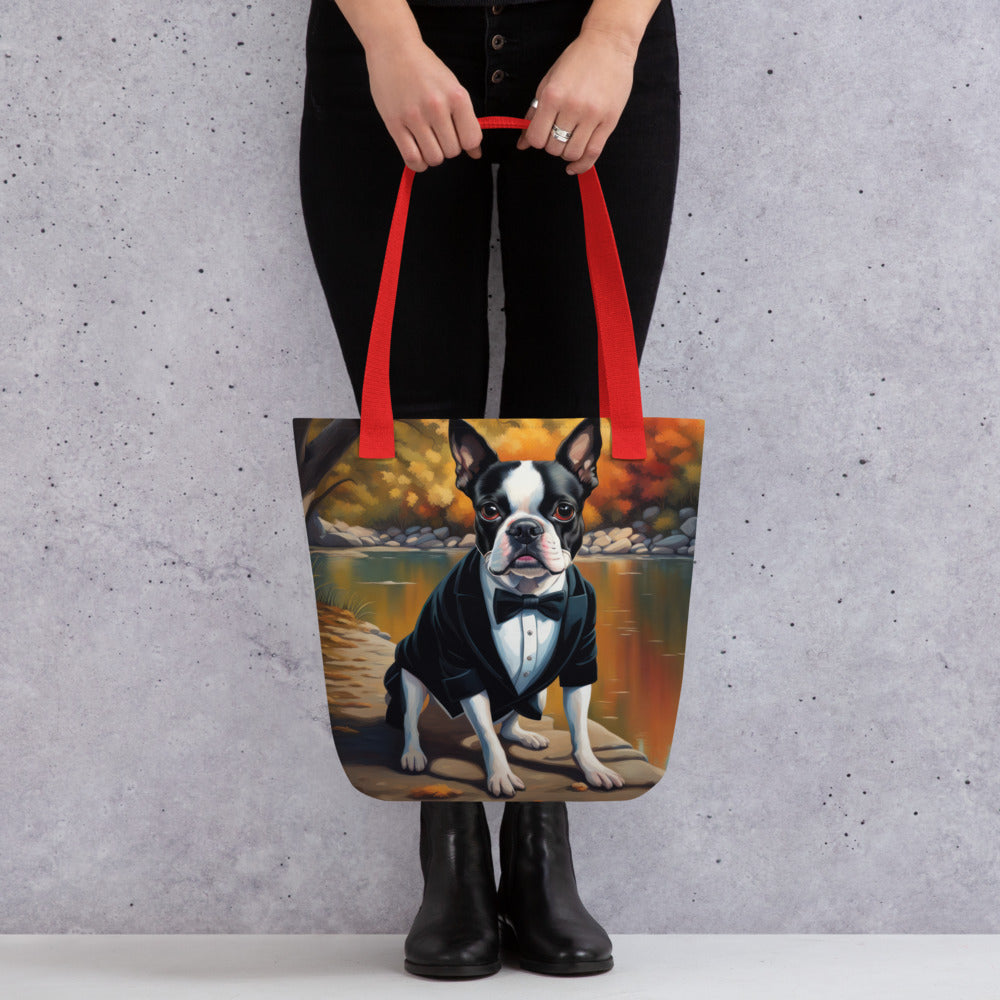 Tote bag-Boston Terrier V2