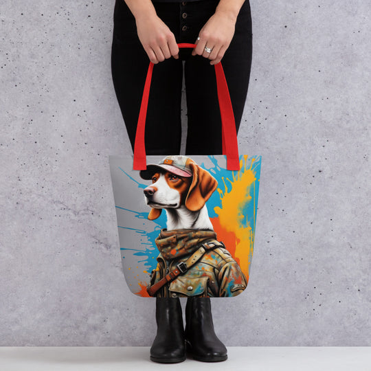 Tote bag-Brittany Dog