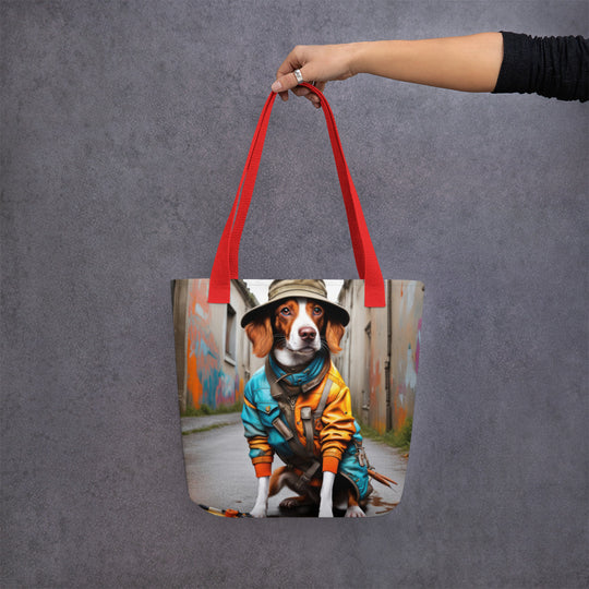 Tote bag-Brittany Dog V2