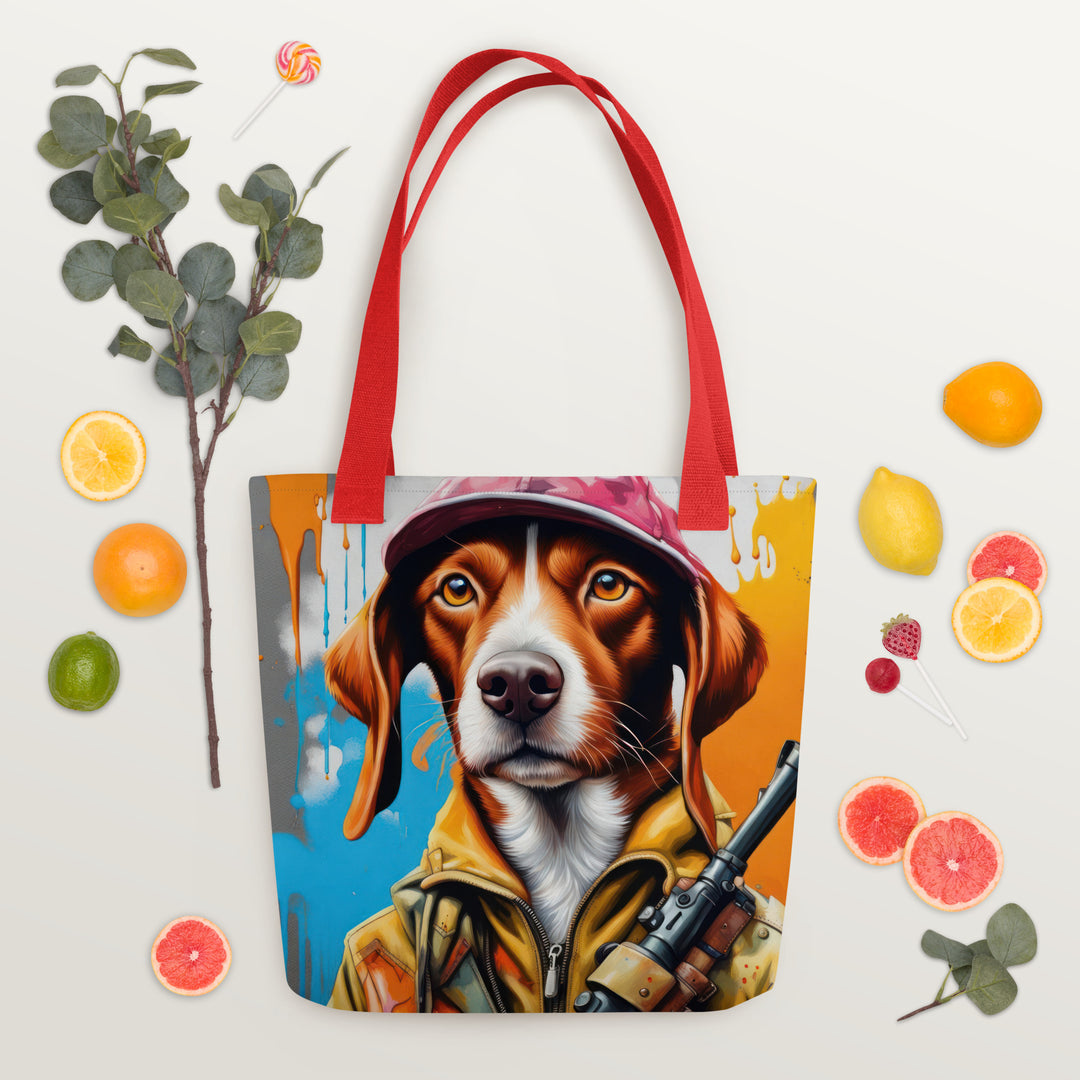 Tote bag-Brittany Dog V5