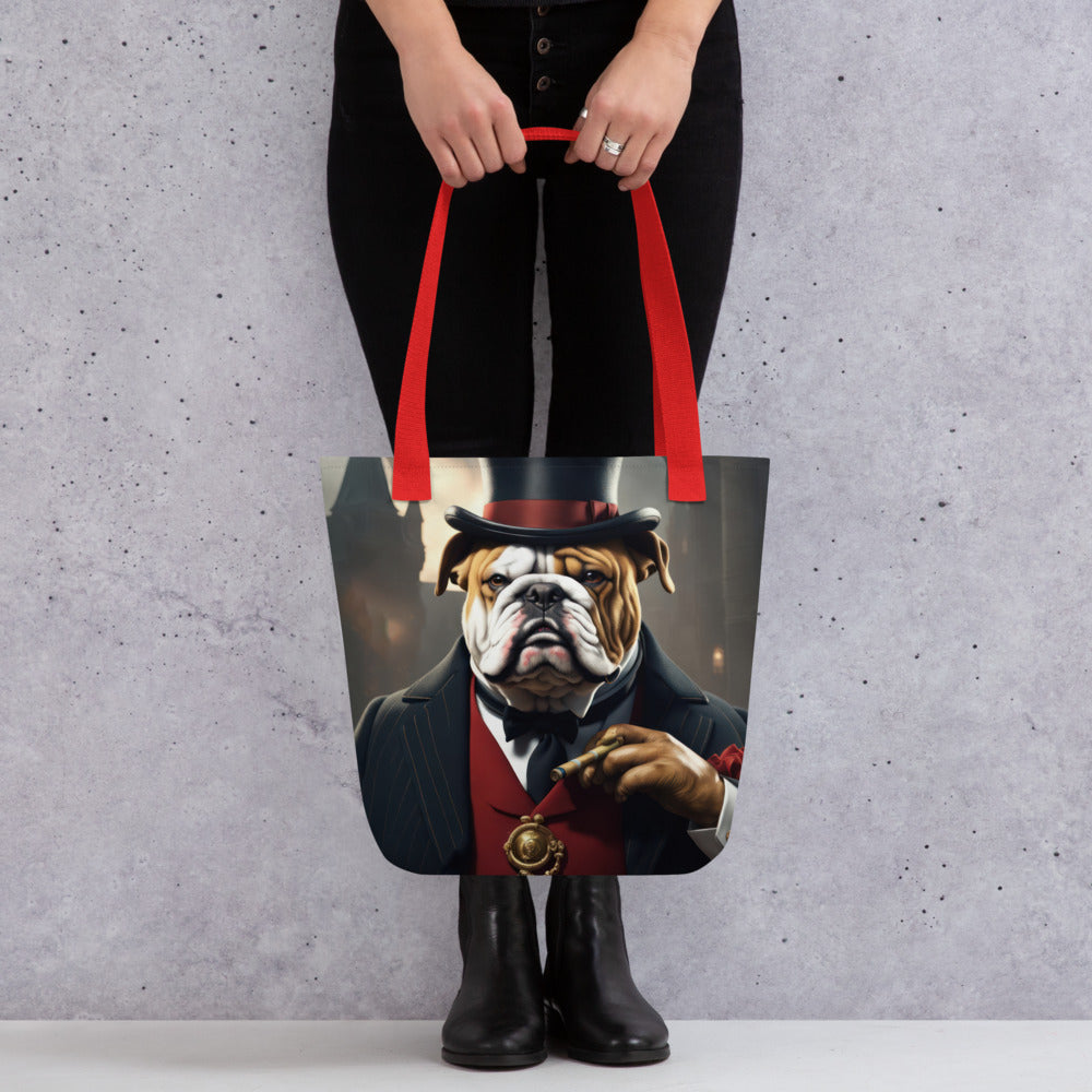 Tote bag-Bulldog V8