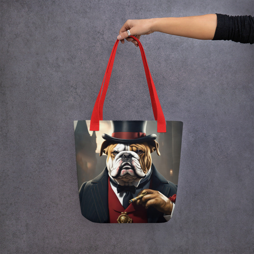 Tote bag-Bulldog V8