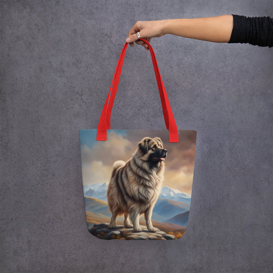 Tote bag-Caucasian Shepherd Dog V3