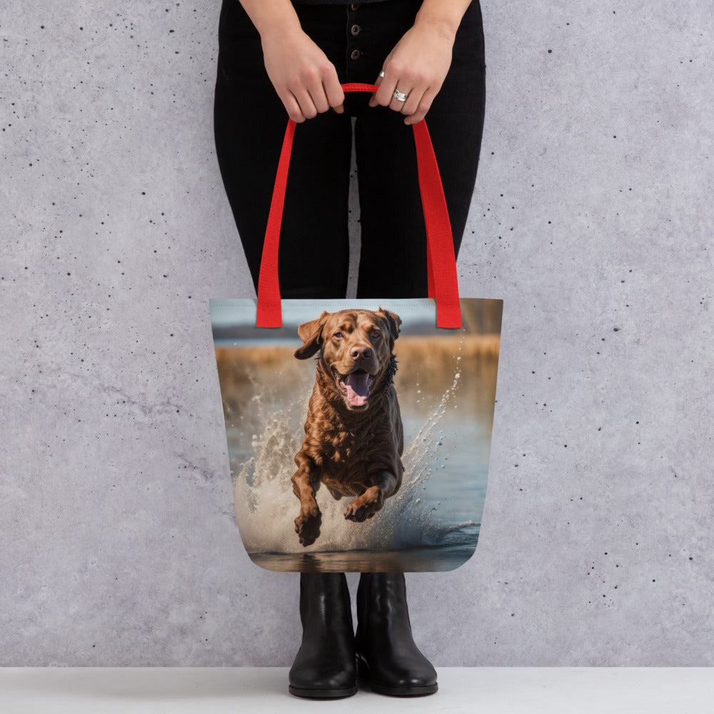 Tote bag-Chesapeake Retriever V2