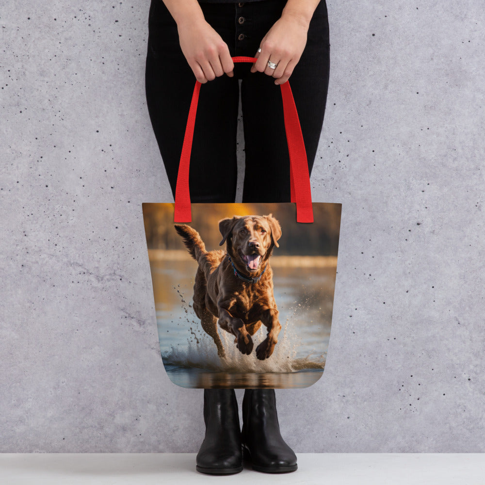 Tote bag-Chesapeake Retriever V3