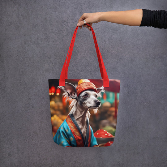 Tote bag-Chinese Crested Dog V2