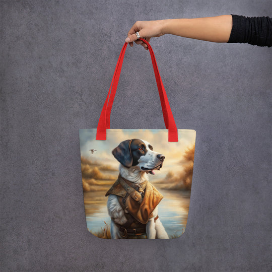 Tote bag-French Pointing Dog Pyrenean