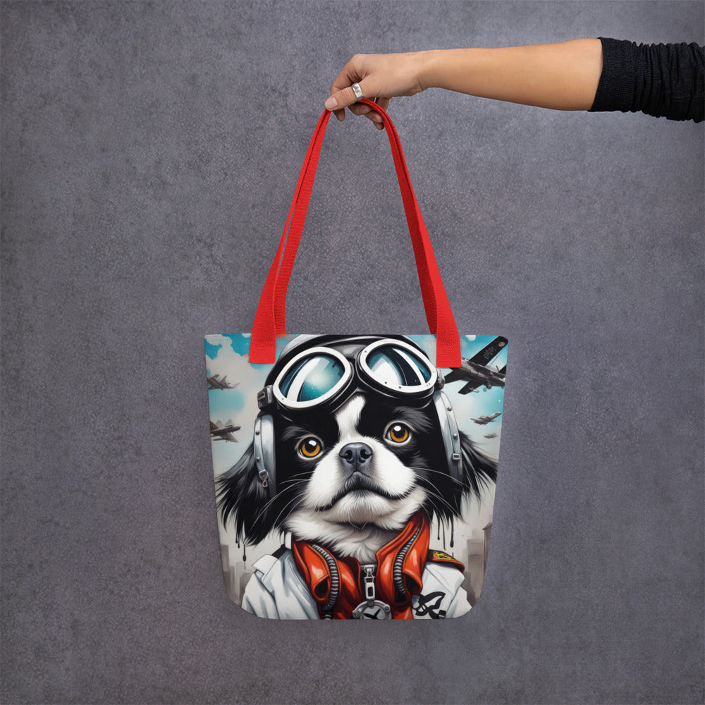 Tote bag-Japanese Chin V8