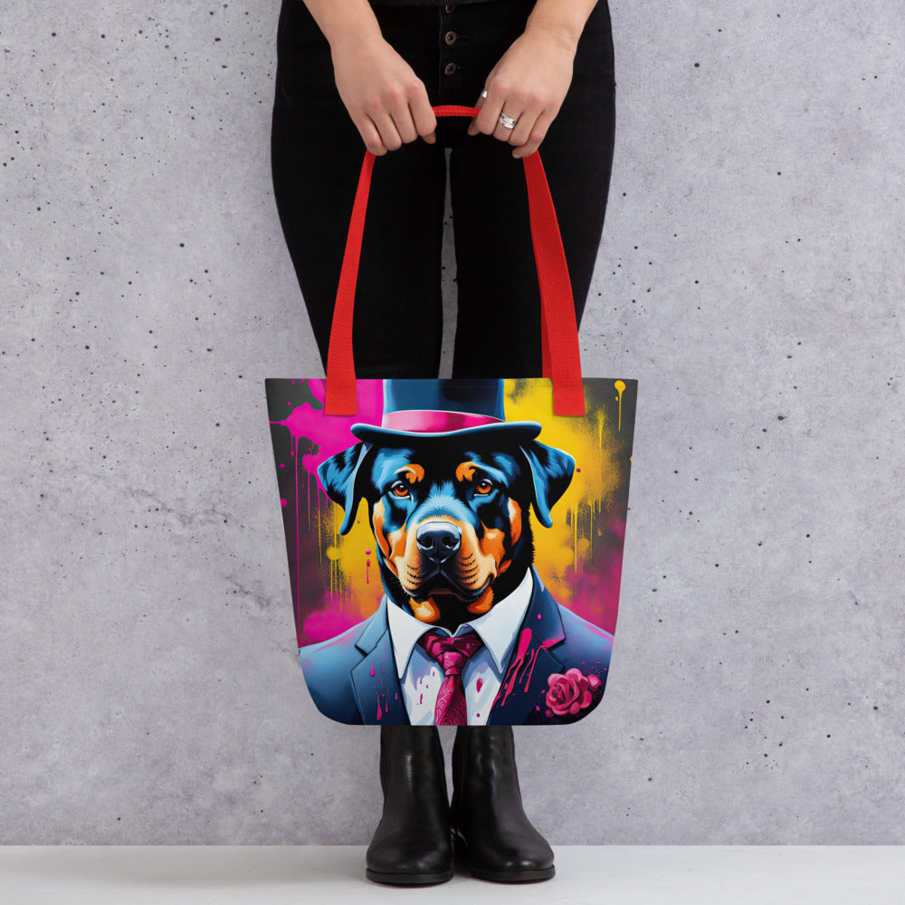 Tote bag-Rottweiler V2