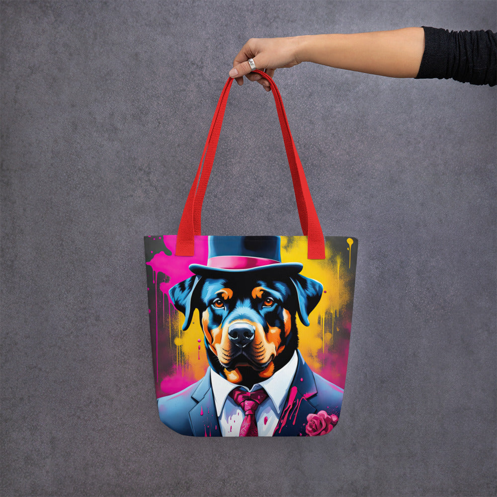 Tote bag-Rottweiler V2