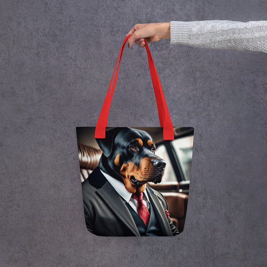 Tote bag-Rottweiler V10