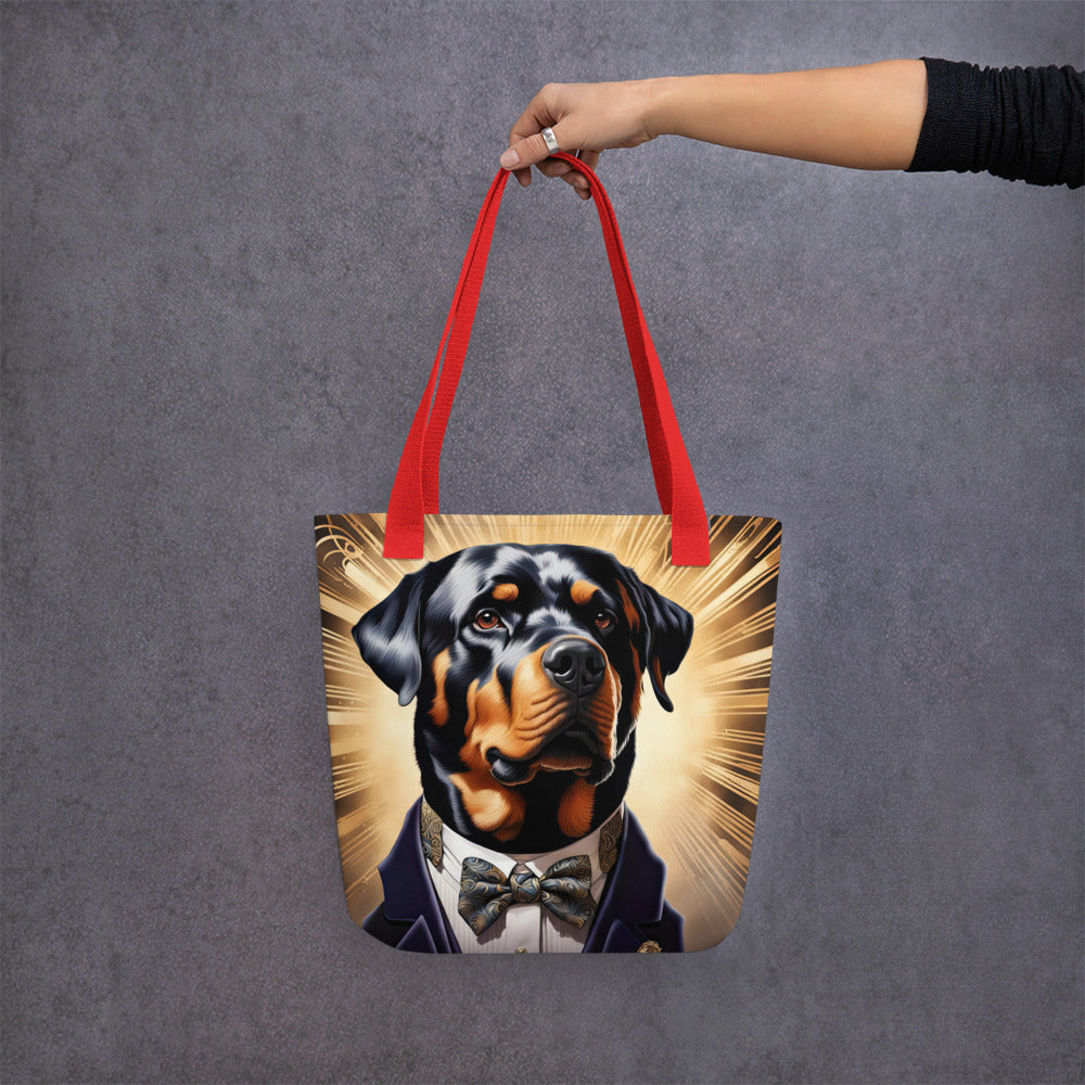 Tote bag-Rottweiler V17