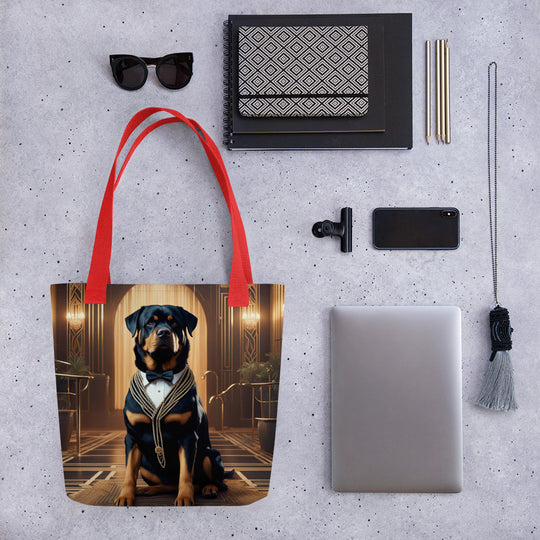 Tote bag-Rottweiler V18