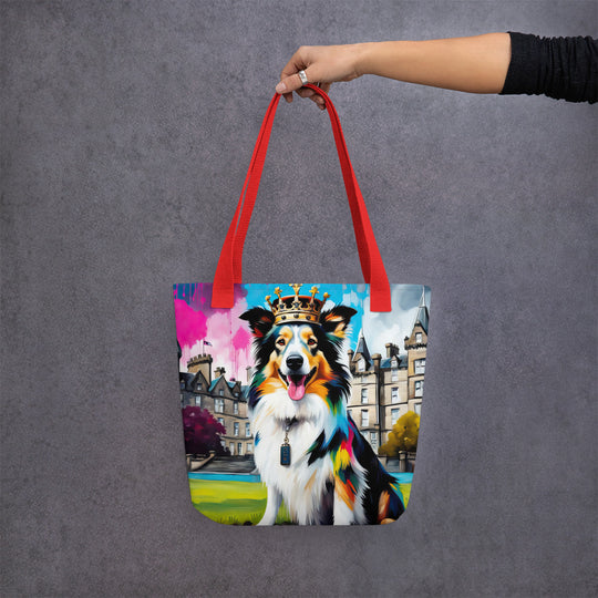 Tote bag-Collie V2