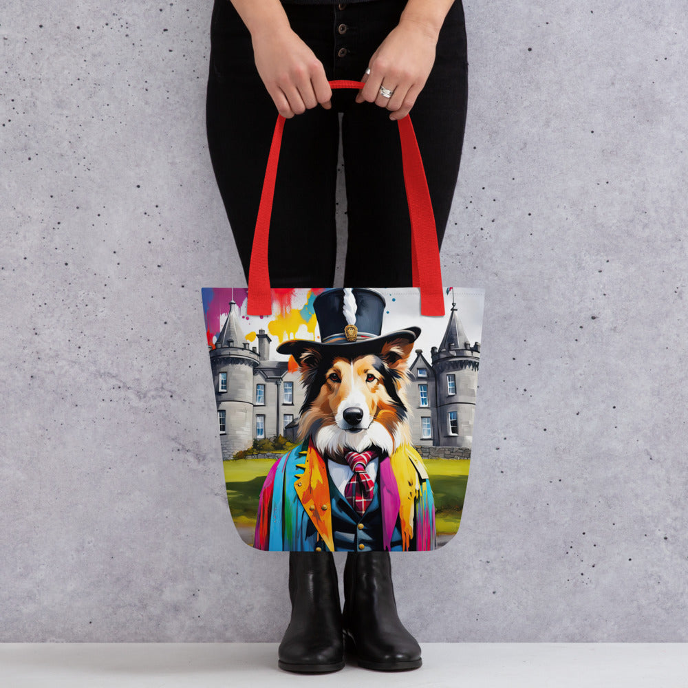 Tote bag-Collie V4