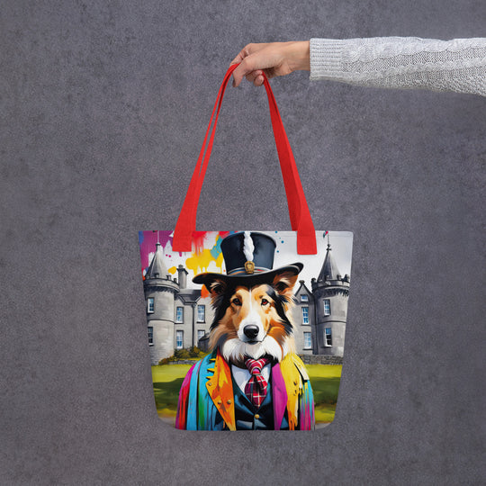 Tote bag-Collie V4