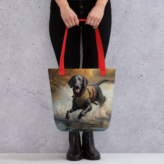 Tote bag-Curly-Coated Retriever