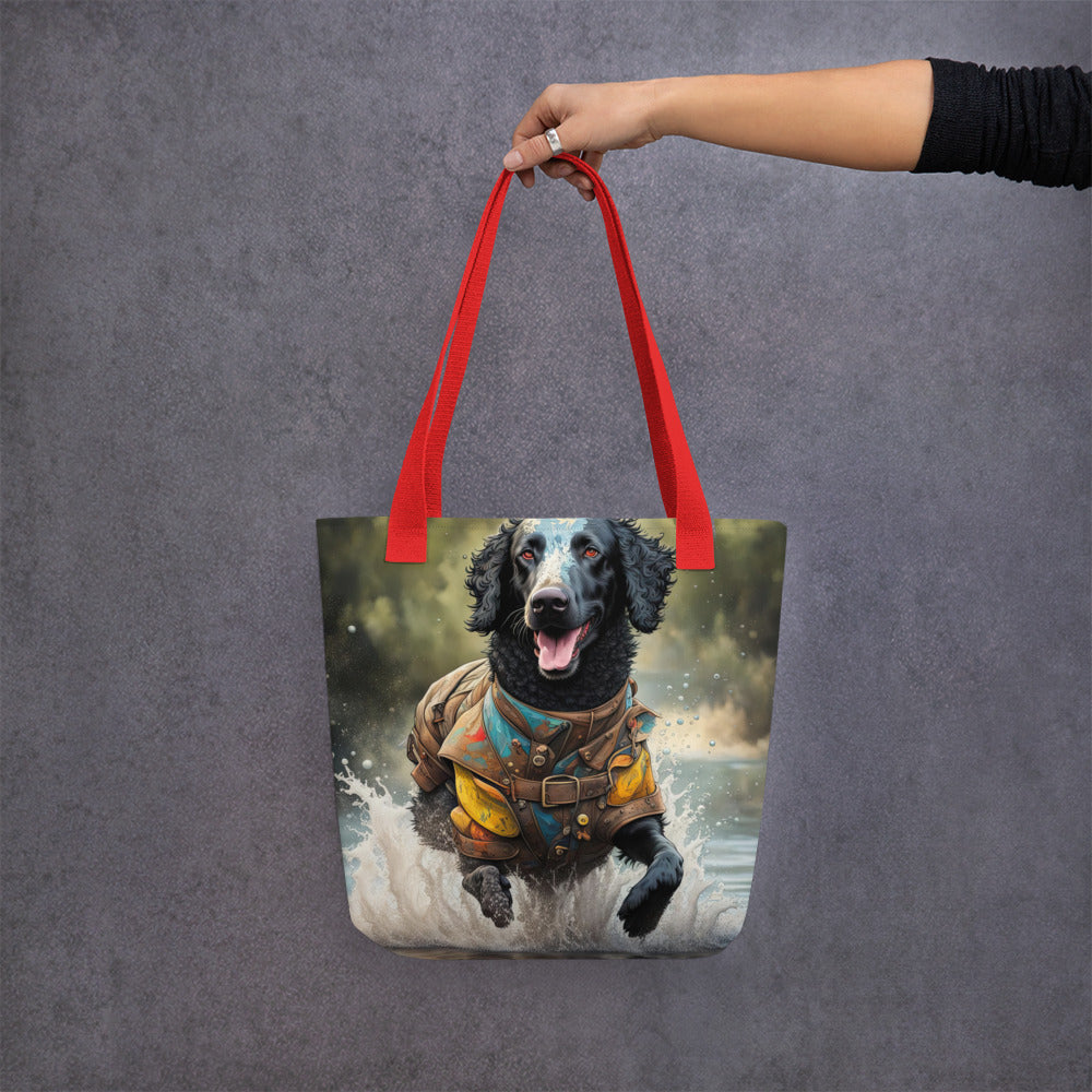 Tote bag-Curly-Coated Retriever V2