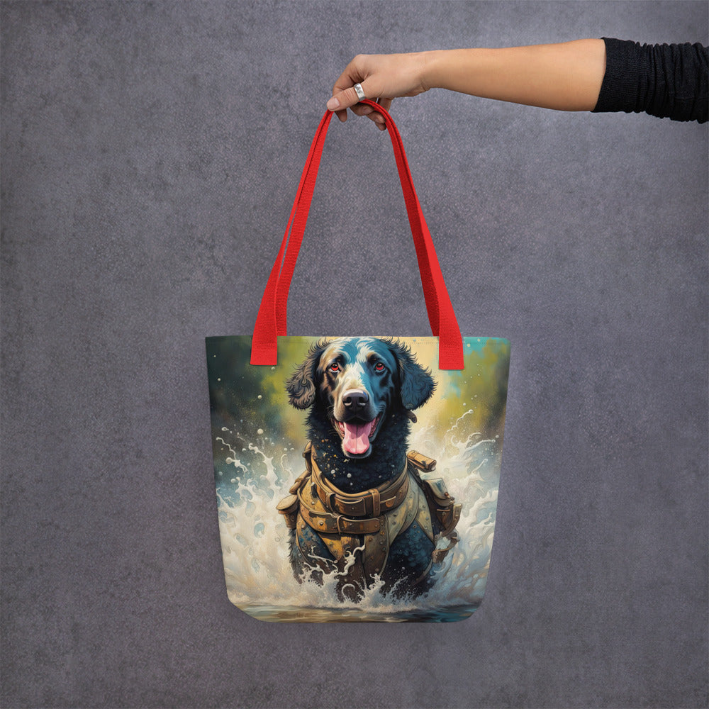 Tote bag-Curly-Coated Retriever V3