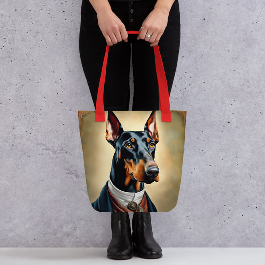 Tote bag-Doberman Pinscher