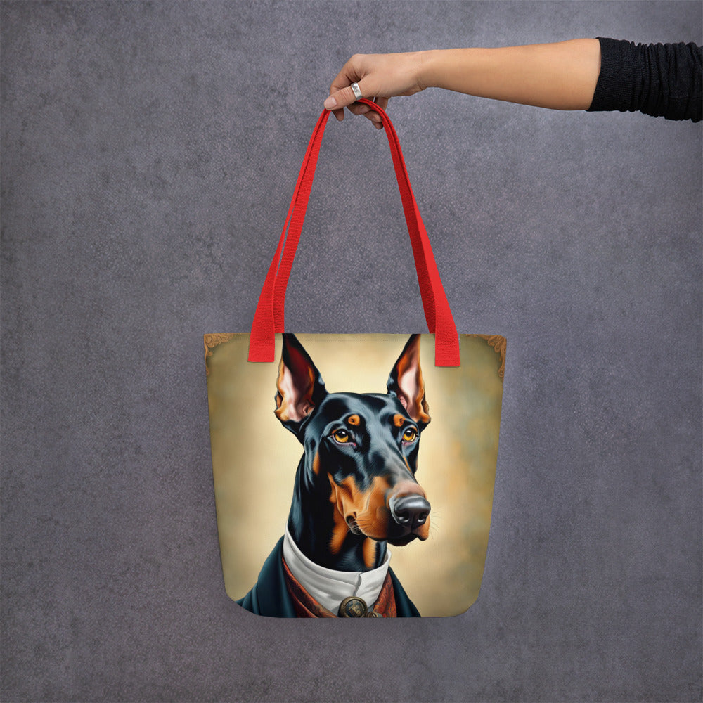 Tote bag-Doberman Pinscher