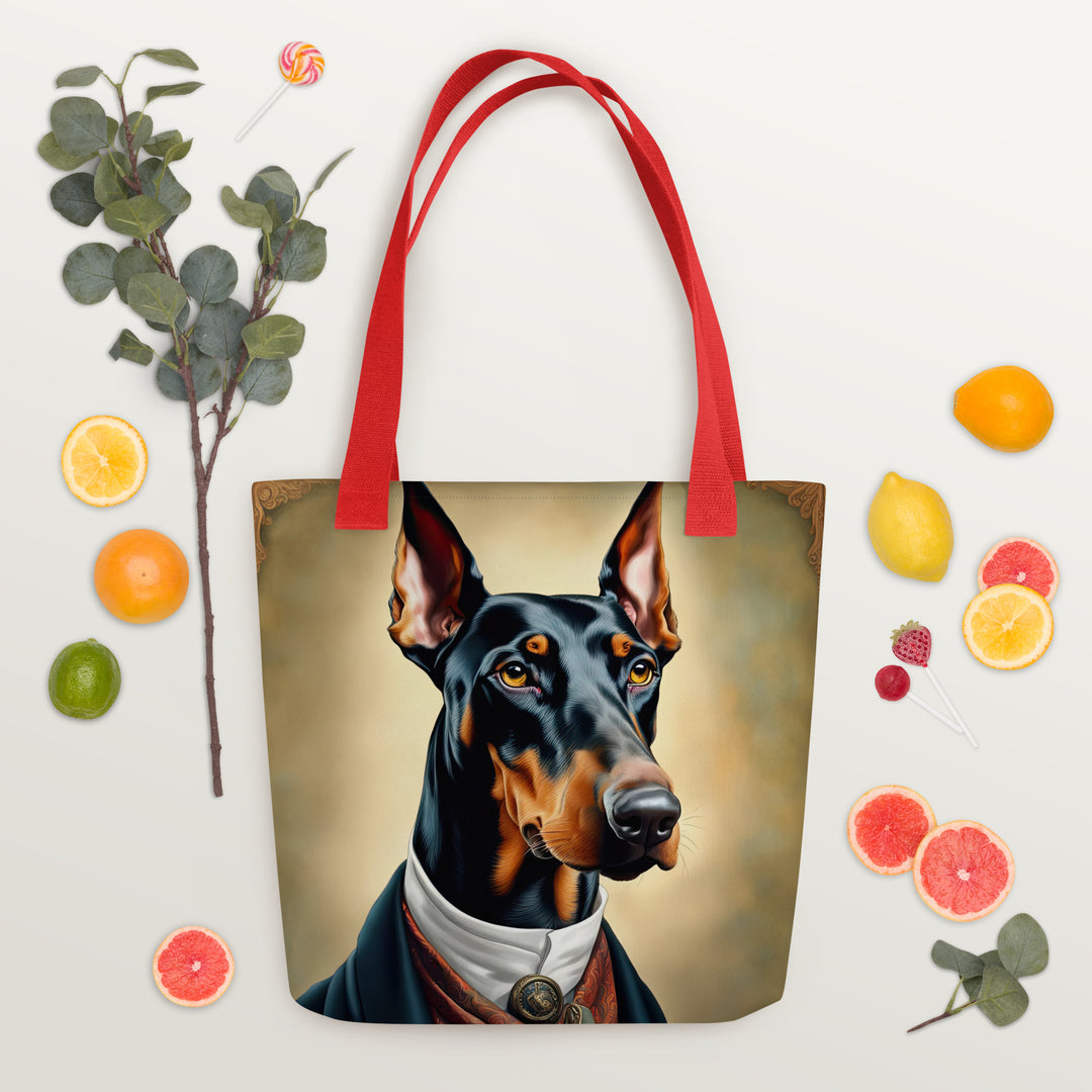 Tote bag-Doberman Pinscher