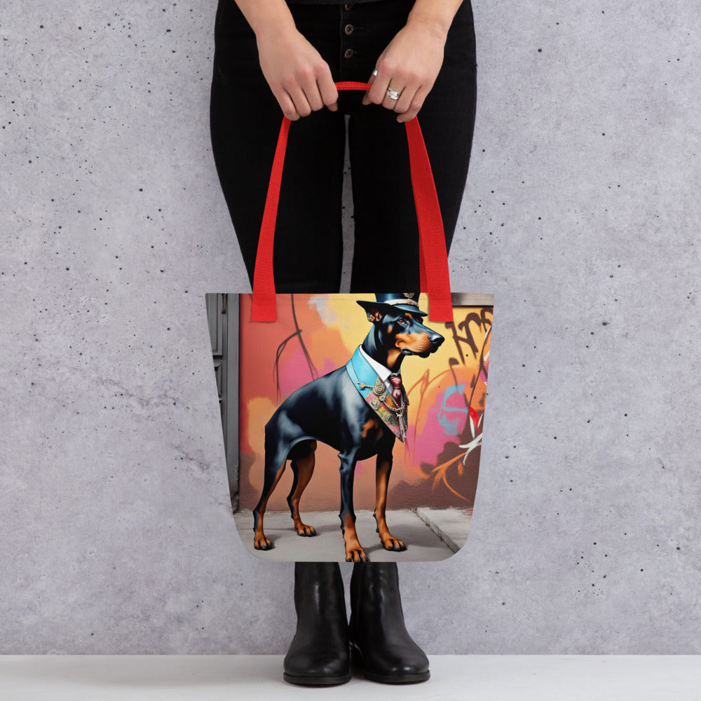 Tote bag-Doberman Pinscher V3