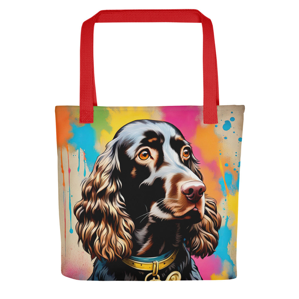 Tote bag-Field Spaniel