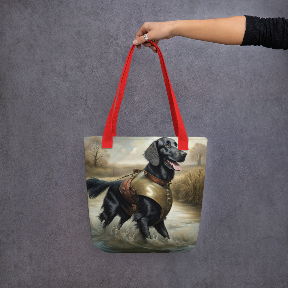 Tote bag-Flat-Coated Retriever V3