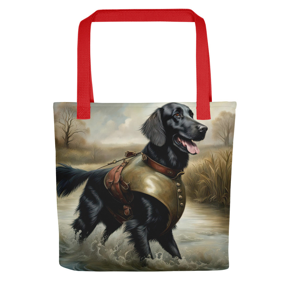 Tote bag-Flat-Coated Retriever V3