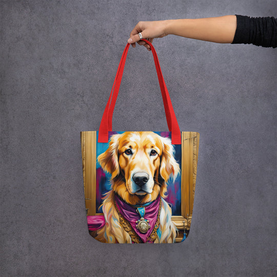 Tote bag-Golden Retriever V4