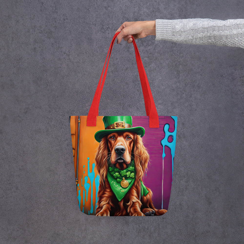 Tote bag-Irish Setter V3