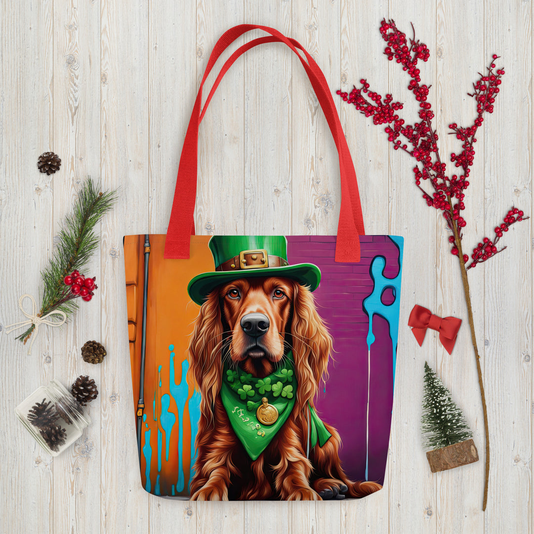 Tote bag-Irish Setter V3