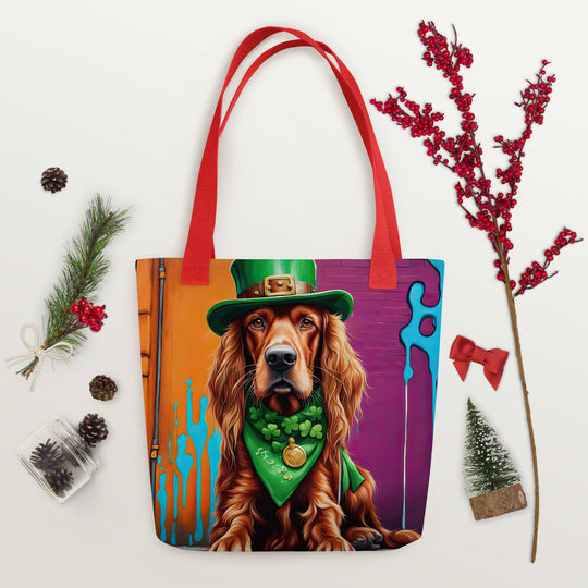 Tote bag-Irish Setter V3