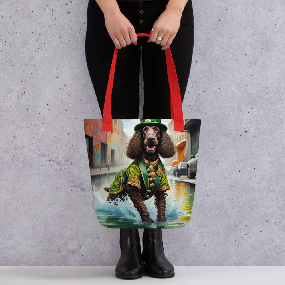 Tote bag-Irish Water Spaniel V3