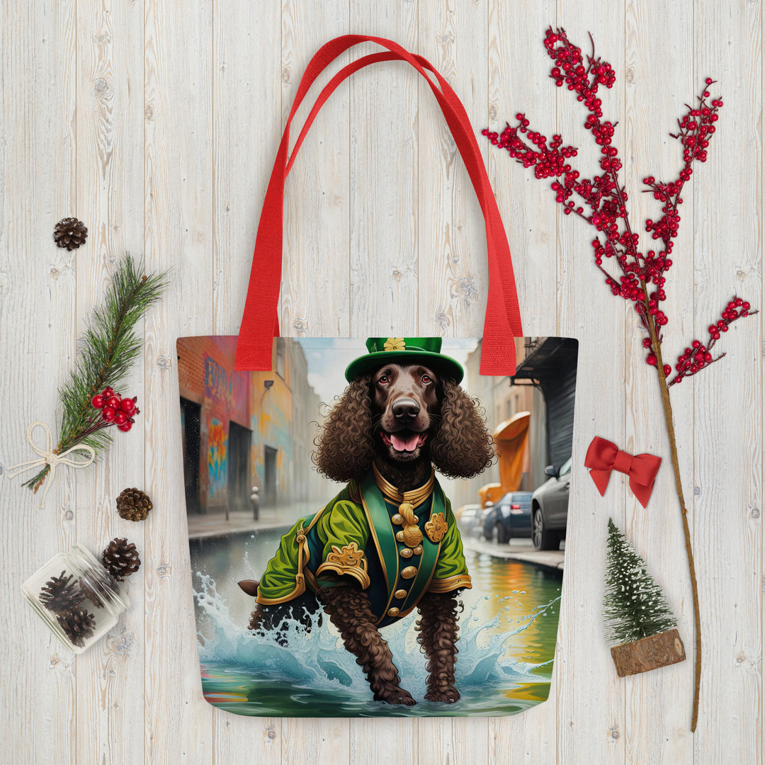 Tote bag-Irish Water Spaniel V3