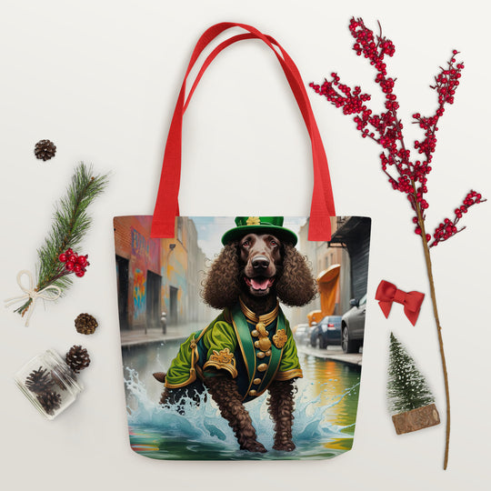 Tote bag-Irish Water Spaniel V3