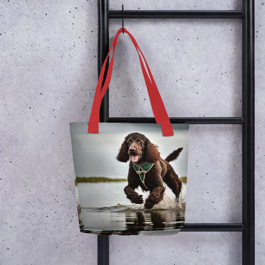 Tote bag-Irish Water Spaniel V3