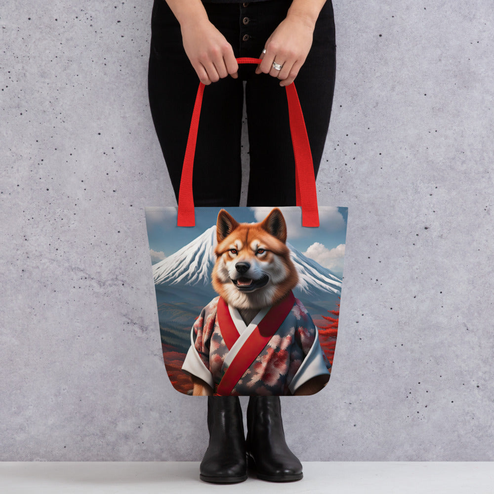 Tote bag-Japanese Akitainu