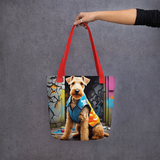 Tote bag-Lakeland Terrier