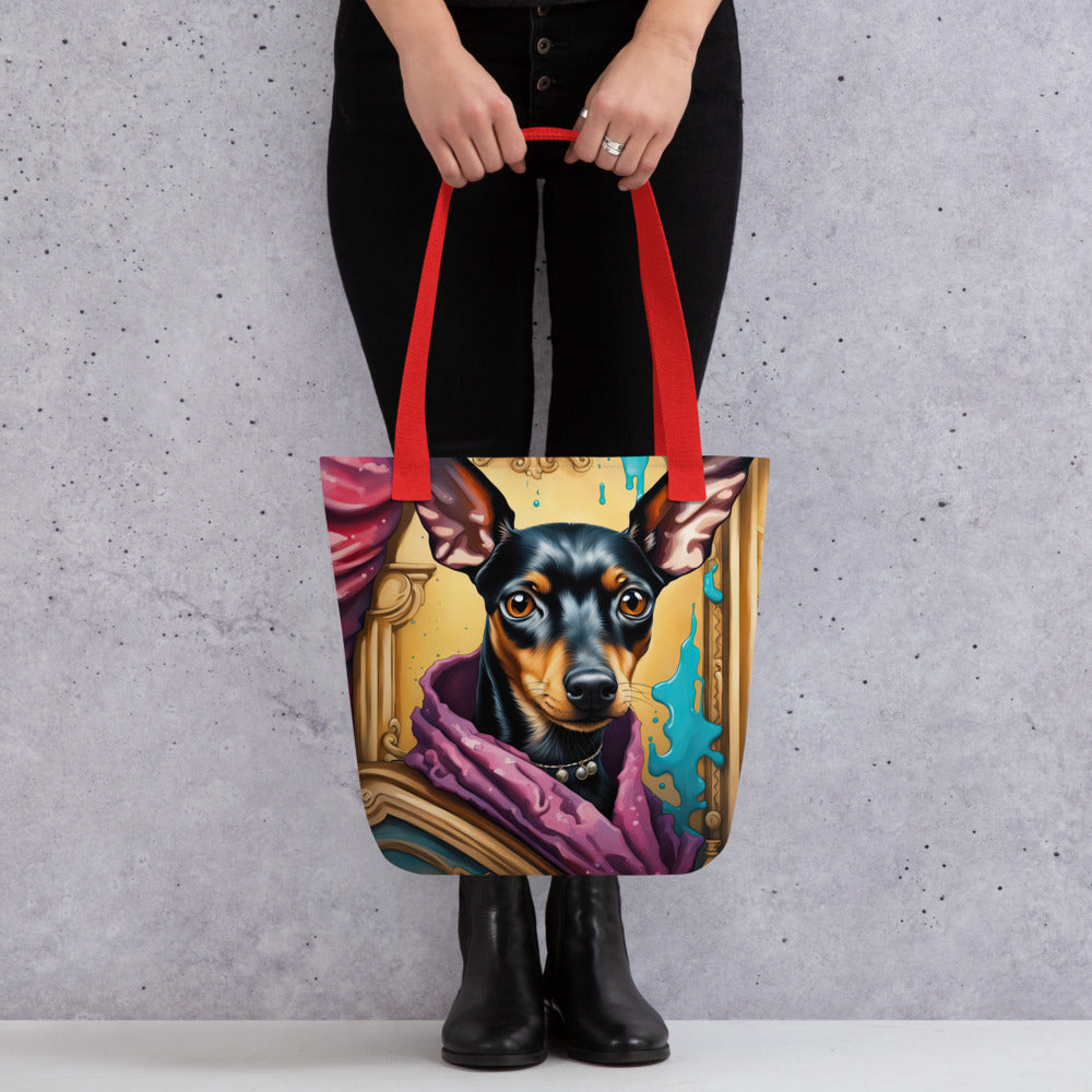 Tote bag-Toy Manchester Terrier V4