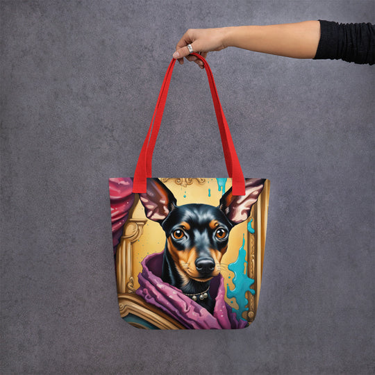 Tote bag-Toy Manchester Terrier V4